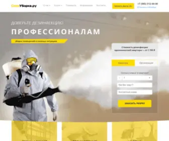 Specuborka.ru(Дезинфекция квартиры после смерти в Москве) Screenshot