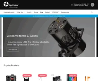 Specular.com.au(Australia's high) Screenshot