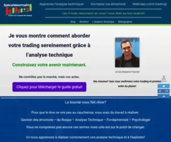 Speculateurmalin.fr(Comprendre l'analyse technique en bourse) Screenshot