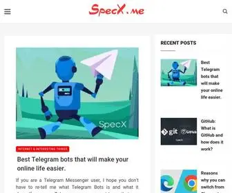 Specx.me(Specx) Screenshot