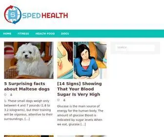 Spedhealth.com(Health Is First) Screenshot