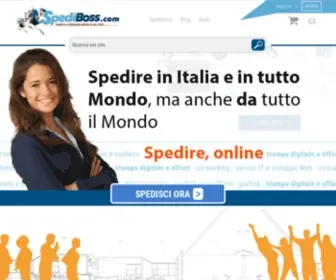 Spediboss.com(Servizi online di Spedizione e Stampaper Aziende) Screenshot