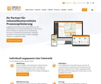 Spedion.de(SPEDION Startseite) Screenshot