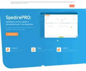 Spedirepro.com(Spedizioni online per far crescere il tuo business) Screenshot