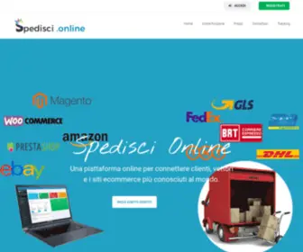 Spedisci.online(Spedisci ordini da tutti i marketplace utilizzando i tuoi contratti con i corrieri) Screenshot