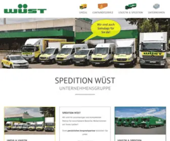 Spedition-Wuest.de(Wüst) Screenshot