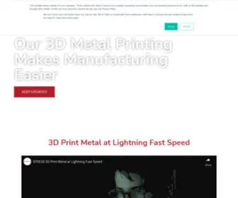 Spee3D.com(WE MAKEMANUFACTURING EASIER Contact Us WE MAKEMANUFACTURINGEASIER Contact Us NEWS) Screenshot