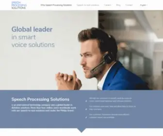 Speech.com(Speech Processing Solutions) Screenshot
