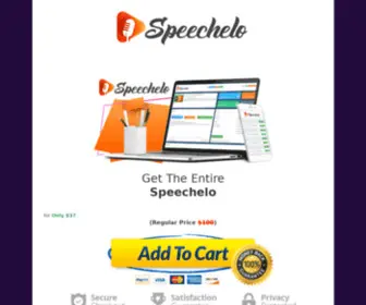 Speechelos.com(Speechelo) Screenshot