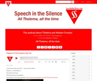 Speechinthesilence.com(Speech in the Silence) Screenshot