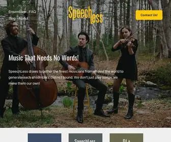 Speechlessmusic.com(SpeechLess) Screenshot