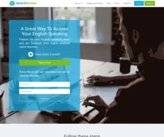 Speechrevision.co.uk(A great way to assess your English speaking) Screenshot