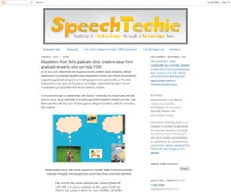 Speechtechie.com(Technology, Apps and Lessons for SLPs and Teachers who like Words) Screenshot