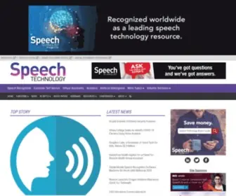 Speechtechmag.com(Speech Technology) Screenshot