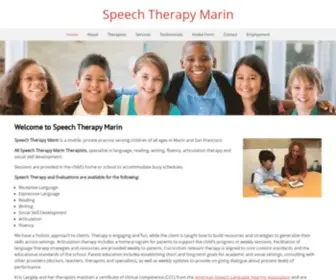 Speechtherapymarin.com(Speech Therapy Marin) Screenshot