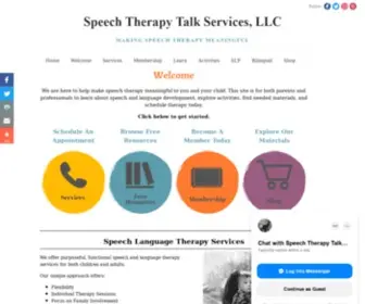 Speechtherapytalk.com(Speech Therapy Talk) Screenshot