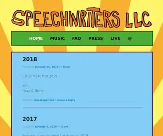 Speechwritersllc.com(Speechwriters LLC) Screenshot