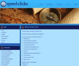 Speed-Clicks.nl(Vaar op hoge snelheid en win) Screenshot