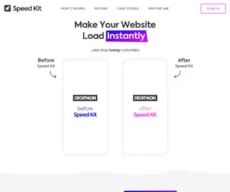 Speed-Kit.com(Speed Kit) Screenshot