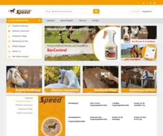 Speed-Onlineshop.de(SPEED Pferdeprodukte) Screenshot