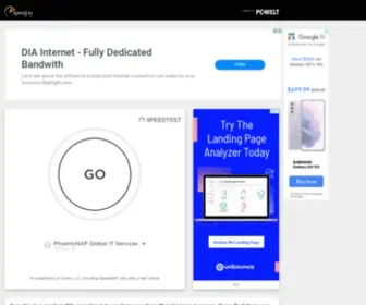 Speed.io(Find out your actual internet speed with DSL Speedtest) Screenshot