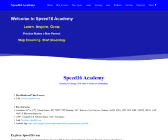 Speed16.com(Speed16 Academy (Vedic Speed Mathematics & Python)) Screenshot