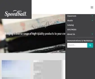 Speedballart.com(Speedball Art) Screenshot