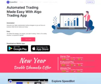 Speedbot.tech(Best Algo Trading App in India) Screenshot
