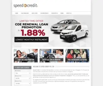 Speedcredit.com.sg(New & Used Car Loans Singapore) Screenshot