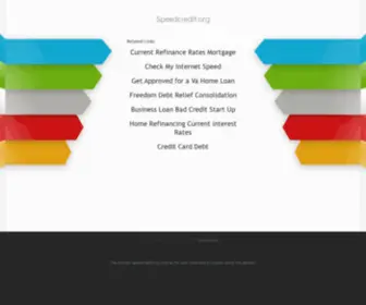 Speedcredit.org(speedcredit) Screenshot