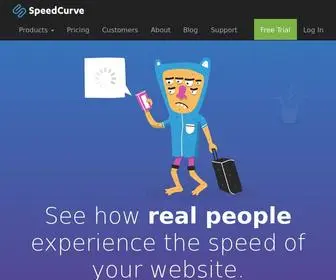 Speedcurve.com(Monitor front) Screenshot