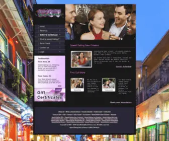 Speeddatingneworleans.com(Speed Dating New Orleans) Screenshot
