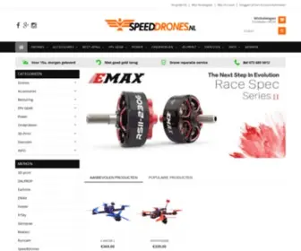 Speeddrones.nl(De snelste FPV racedrones op maat gemaakt voor beginners en pro's) Screenshot