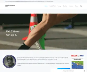 Speedendurance.com(Learning how to run faster) Screenshot