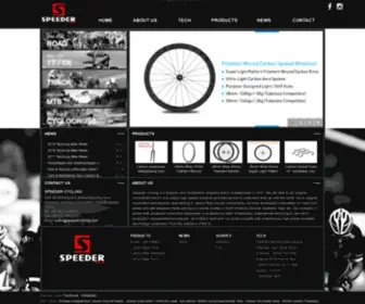 Speedercycling.com(Carbon Bike Wheels) Screenshot