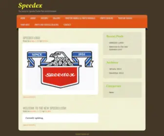 Speedex.com(The Source for Speedex Tractor Parts and Information) Screenshot