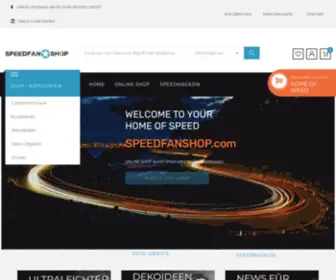Speedfanshop.com(Online Shop für Geschenkideen für Männer) Screenshot