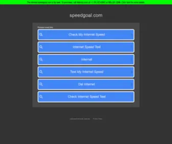 Speedgoal.com(Speedgoal) Screenshot
