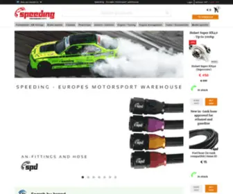 Speedingparts.eu(Speeding Performance parts) Screenshot