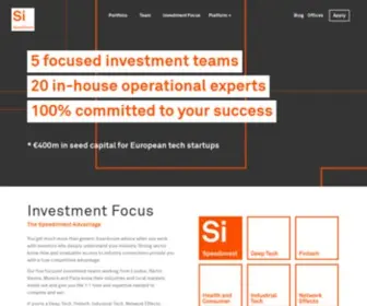 Speedinvest.com(Speedinvest) Screenshot