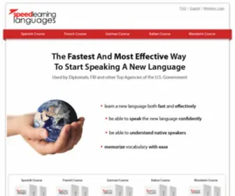 Speedlearninglanguages.com(Learn Languages Fast and Effectively with Speed Learning Languages) Screenshot
