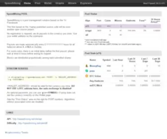 Speedmining.net(Mining Platform) Screenshot