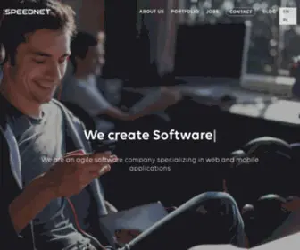 Speednet.pl(We build software) Screenshot