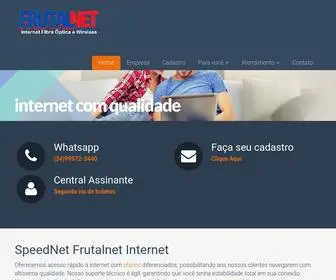 Speednetinformatica.com.br(SpeedNet Frutalnet Internet) Screenshot