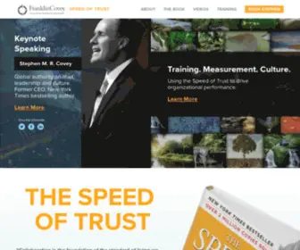 Speedoftrust.com(The Speed of Trust) Screenshot