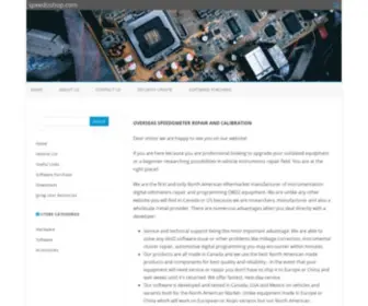 Speedoshop.com(Speedometer repair and calibration) Screenshot