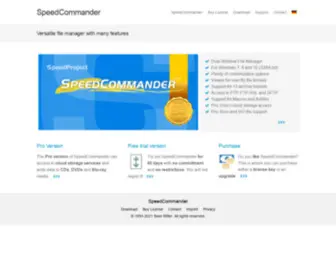 Speedproject.com(SpeedCommander) Screenshot