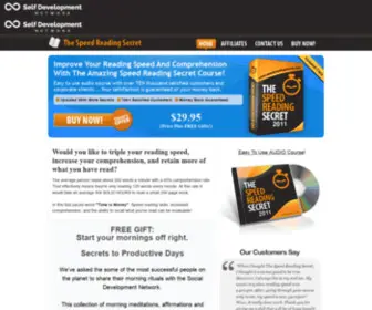 Speedreadingsecret.com(Speed Reading Course) Screenshot