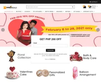 Speedregalo.com.ph(Send Gifts Online to the Philippines with SpeedRegalo) Screenshot