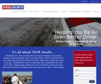 Speedsecrets.com(Advanced driving tips) Screenshot